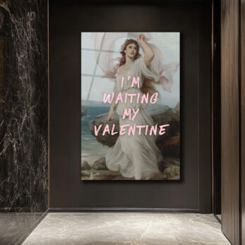 Romantik Valentine Bekleyişi Cam Tablo - Aşkın Zarafeti - Glazella Romantik Valentine Bekleyişi Cam Tablo - Aşkın Zarafeti - Glazella