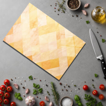 Glazella Pastel Geometrik Yuvarlak Cam Kesme Tahtası – Şık ve Çok Amaçlı - Glazella Glazella Pastel Geometrik Yuvarlak Cam Kesme Tahtası – Şık ve Çok Amaçlı - Glazella