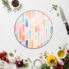Pastel Tonlarda Sanatsal Cam Kesme Tahtası - Modern Mutfaklara Dokunuş - Glazella Pastel Tonlarda Sanatsal Cam Kesme Tahtası - Modern Mutfaklara Dokunuş - Glazella