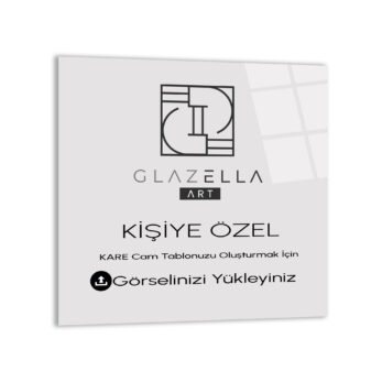 Kişiye Özel Kare Cam Tablo - Glazella